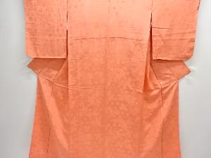 菊模様織り出し色無地着物